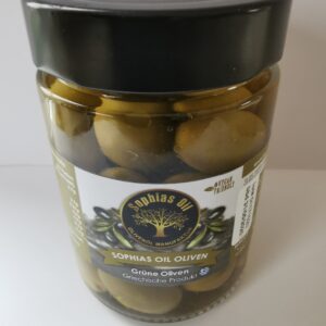 Sophias Oil Grüne Oliven 200g